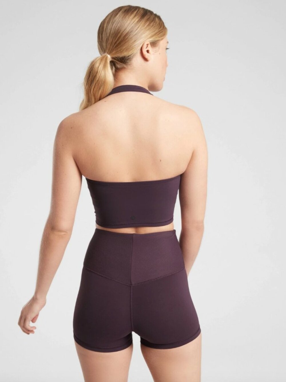 Athleta Halter Crop Top Sports Bra